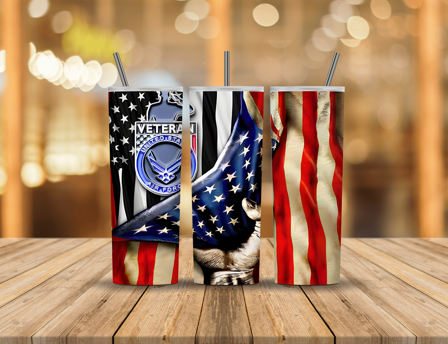 American Military 20 oz Tumbler Design Digital Download #357