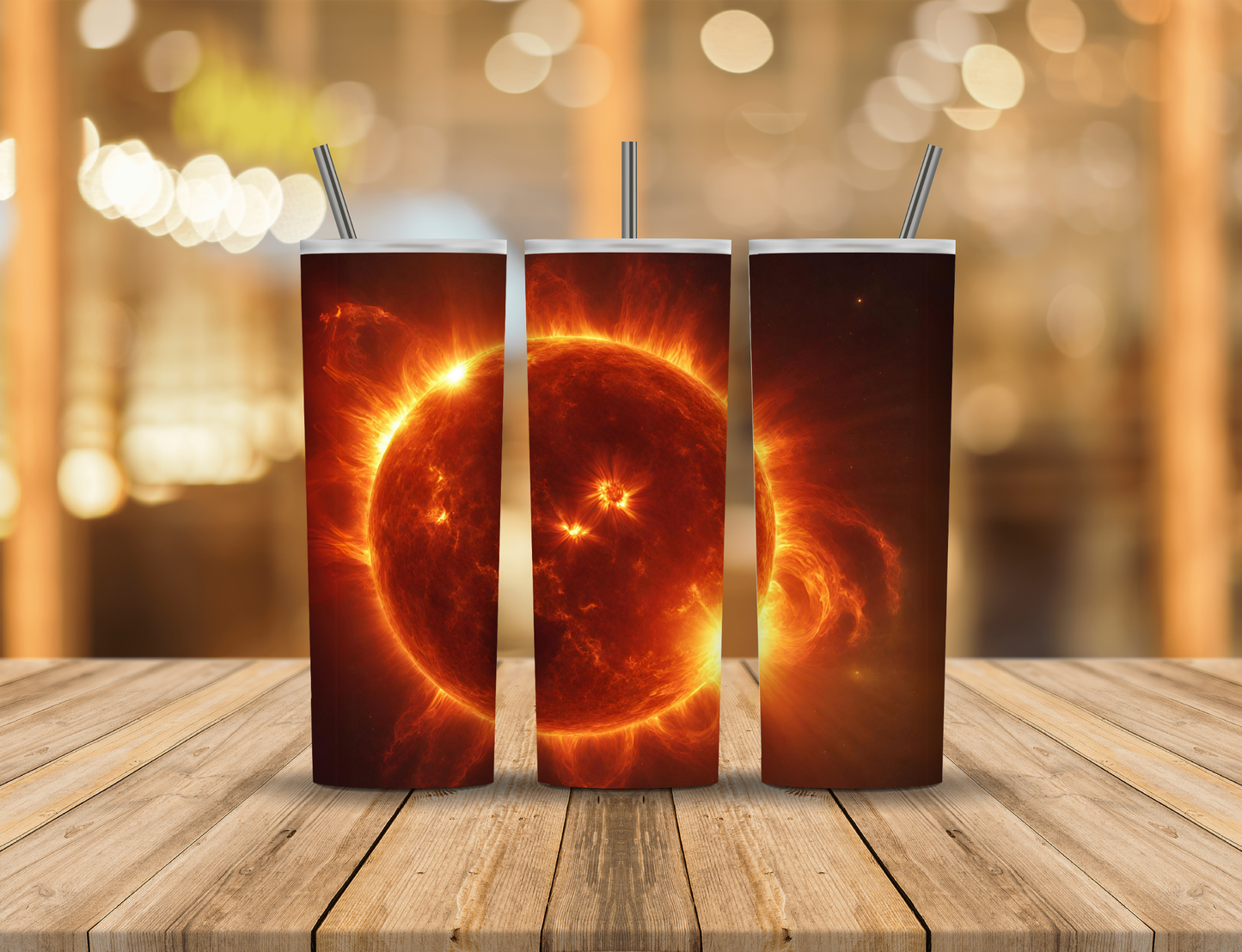 Sun Fire Ring 20 oz Tumbler Design Digital Download #662