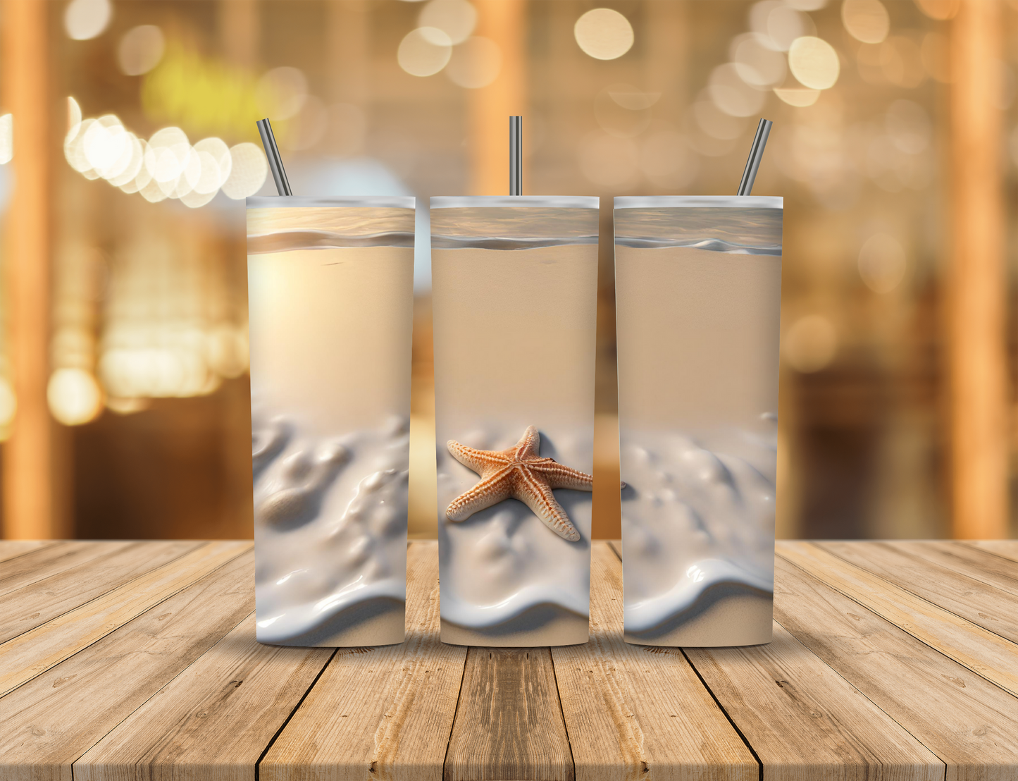 Beach Seashells 20 oz Tumbler Design Digital Download #182