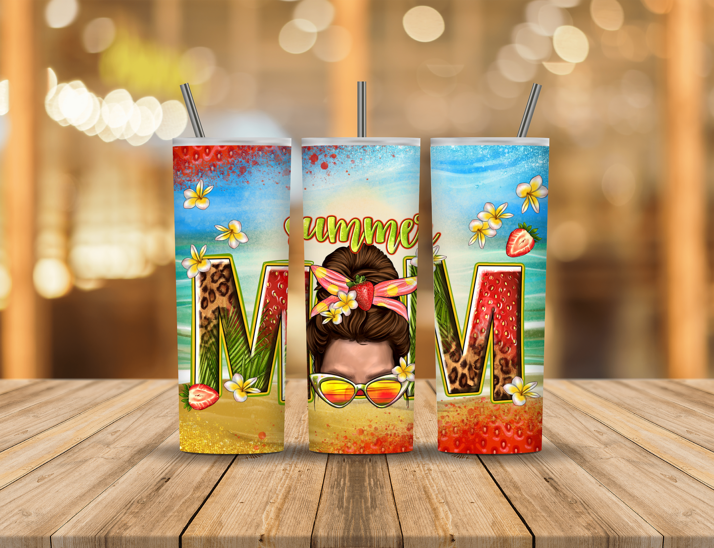 Cartoon Summer Quote Cartoon 20 oz Tumbler Design Digital Download #335