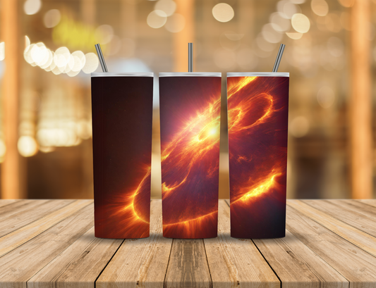 Fire Rings 20 oz Tumbler Design Digital Download #715