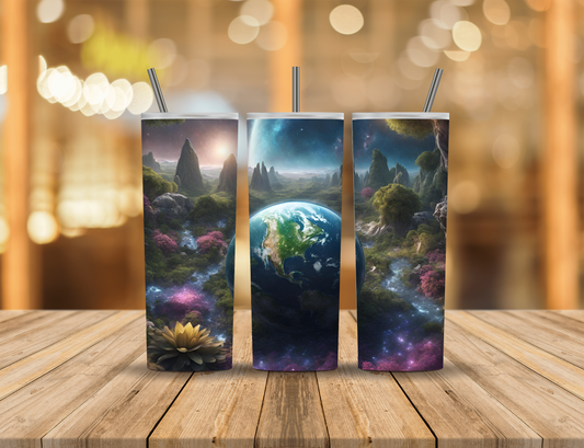 Earth Nature Planet Space 20 oz Tumbler Design Digital Download #706