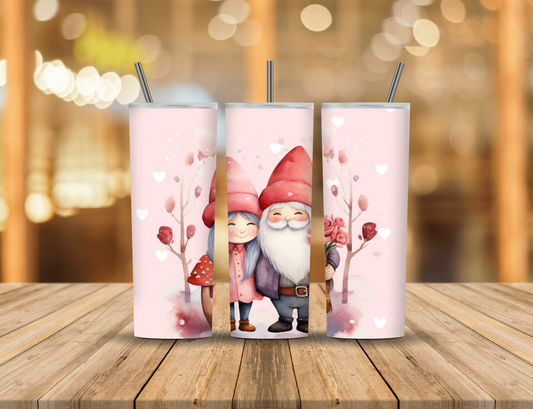 Valentine's Day Gnomes 20 oz Tumbler Design Digital Download #219