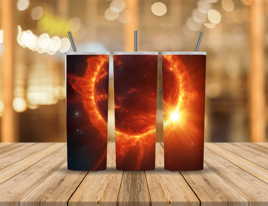 Sun Fire Ring 20 oz Tumbler Design Digital Download #663
