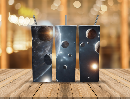 Space Planets 20 oz Tumbler Design Digital Download #704