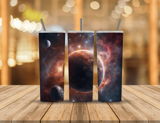 Milky Way Galaxy Planet 20 oz Tumbler Design Digital Download #664