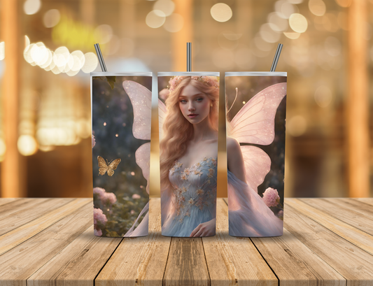 Summer Forest Fairy 20 oz Tumbler Design Digital Download #378