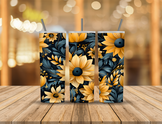 Sunflowers 20 oz Tumbler Design Digital Download #49