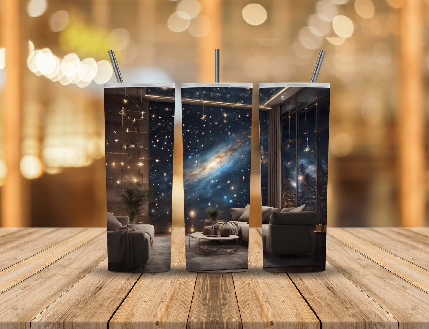 Space Milky Way Galaxy Home 20 oz Tumbler Design Digital Download #696