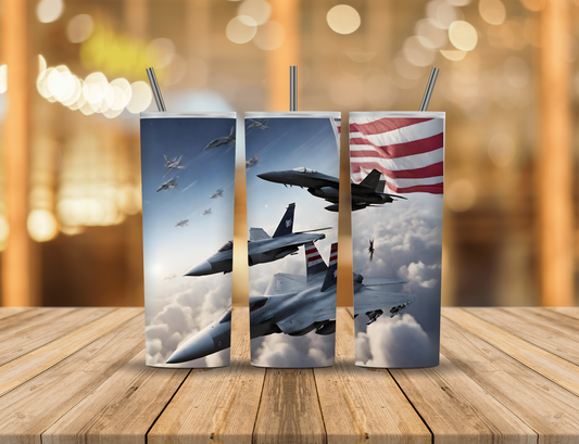 American Military 20 oz Tumbler Design Digital Download #331