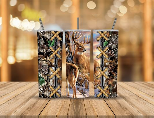 Camo Hunting c20 oz Tumbler Design Digital Download #121