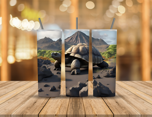 Mountains Turtle 20 oz Tumbler Design Digital Download #389