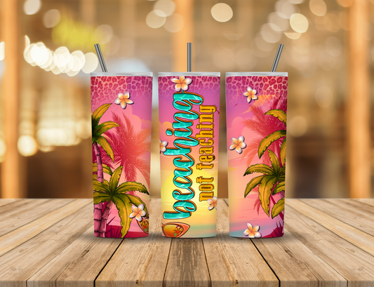 Summer Sunset Animal Print Quote 20 oz Tumbler Design Digital Download #44