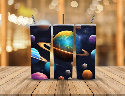 Space Planets 20 oz Tumbler Design Digital Download #748